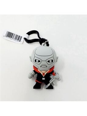 Gi-Joe Cartoon Destro Figural 3D Keychain Bag Clip Collector Toy Figure